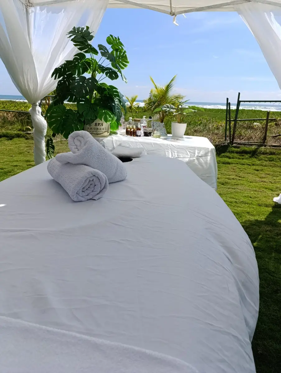 Massage by the sea